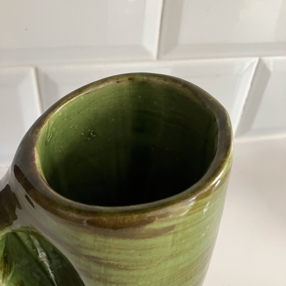 Ceramic green Vase for flowers, for utensils - Picture 5 of 5